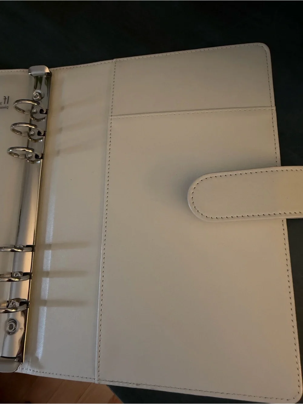 N/A white planner